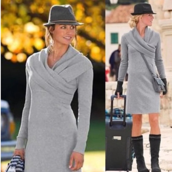 Athleta Sochi Cowl Dress in Black - Picture 3 of 9